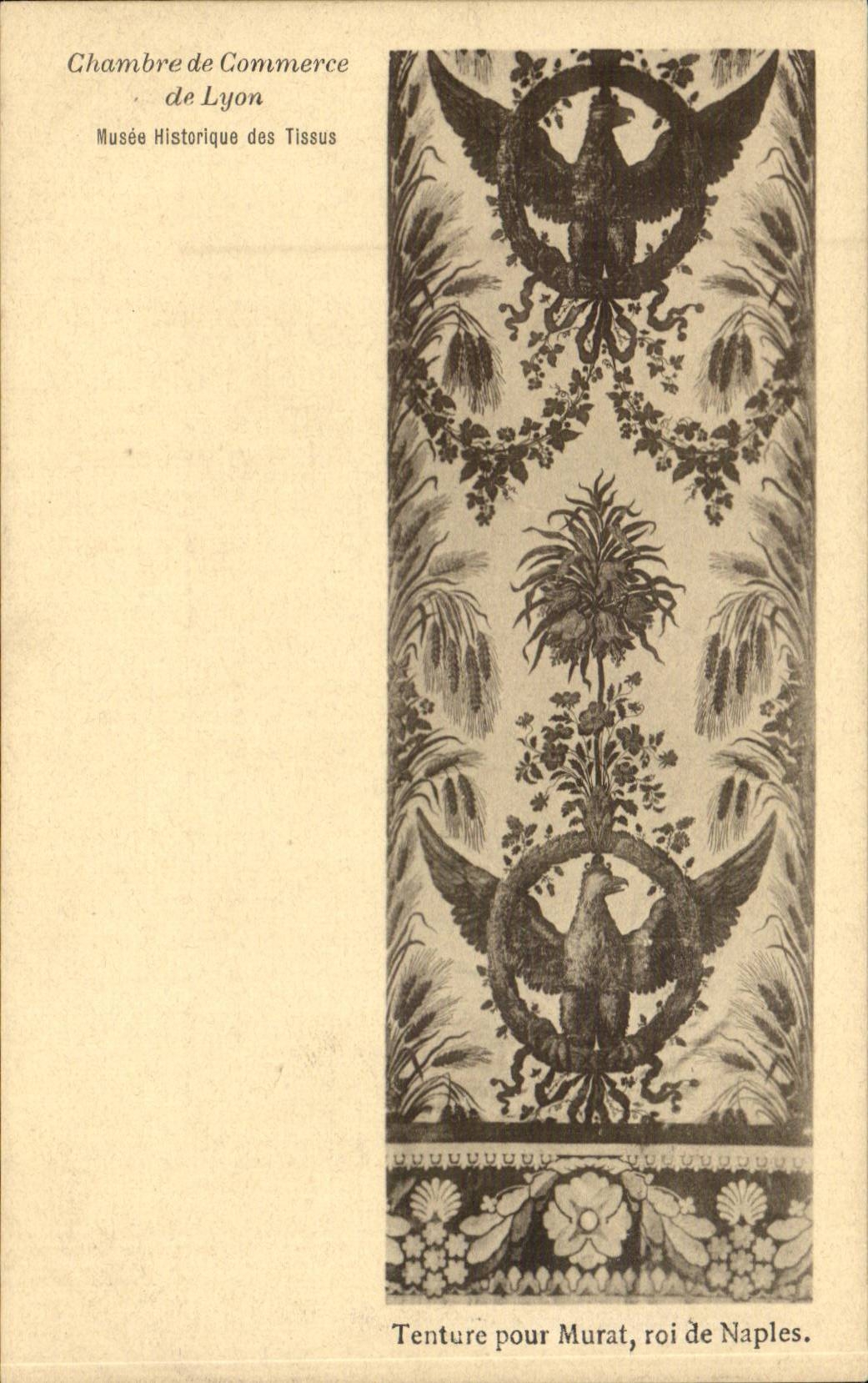 Tenture pour Murat, roi de Naples — Chambre de Commerce de Lyon, Musée Historique des Tissus