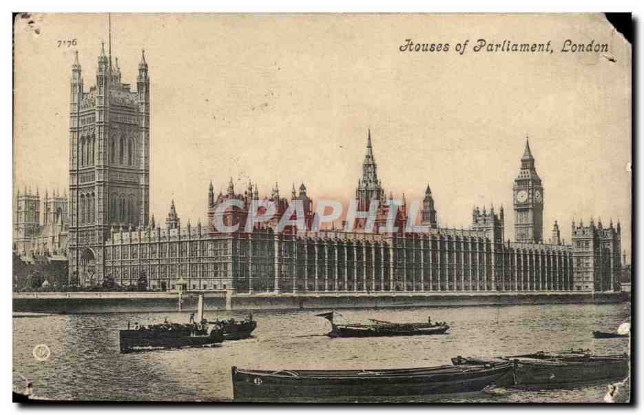 CPA Great Britain Houses of Parliament London Londres