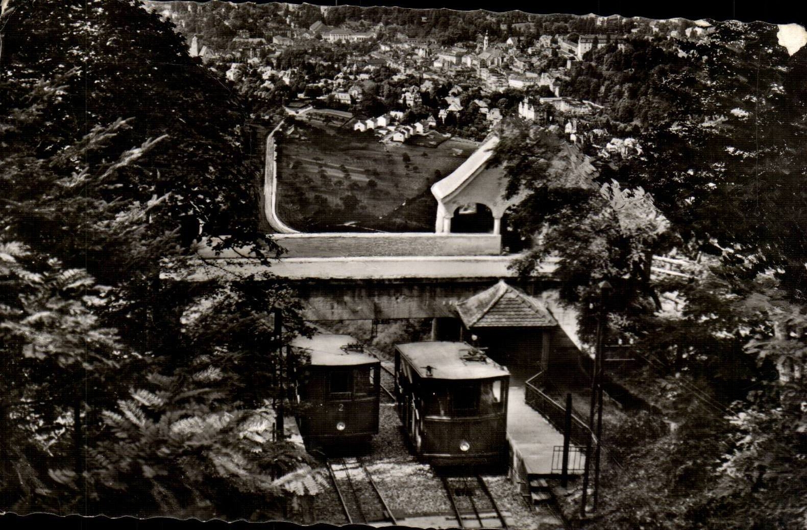 CPA Baden Baden Merkur Bergbahn 700m