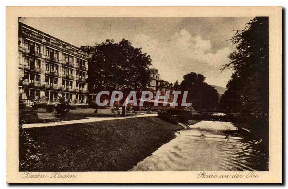 CPA Baden Baden Partie an der Oas