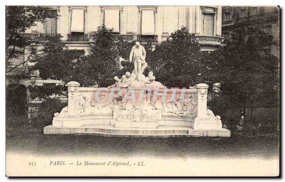 CPA Paris Le monument d'Alphand