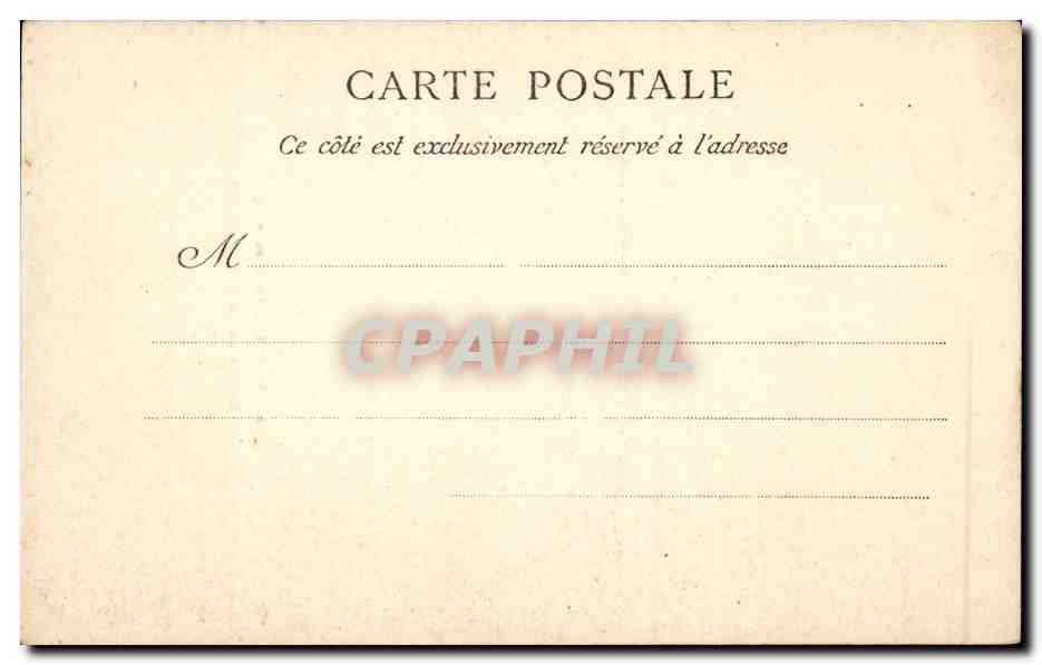 CPA Paris Luxembourg Statue de Leconte de Lisle — Verso