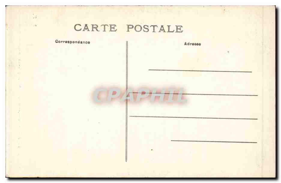 CPA Paris Luxembourg Jardin Le chapiteau des baisers — Rückseite