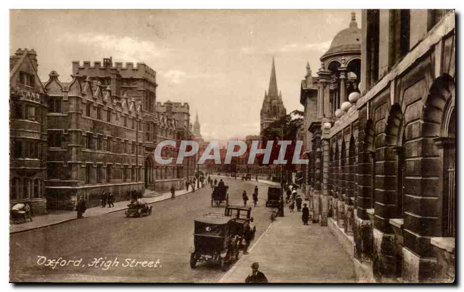 CPA Great Britain Oxford street High street