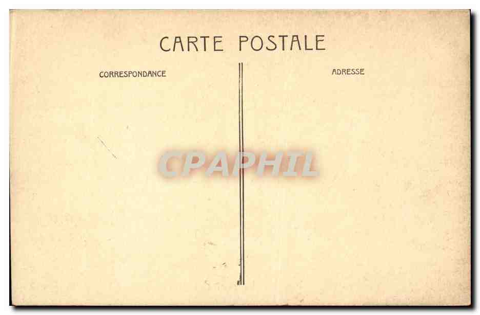 CPA Paris Le parc Monceau — Verso