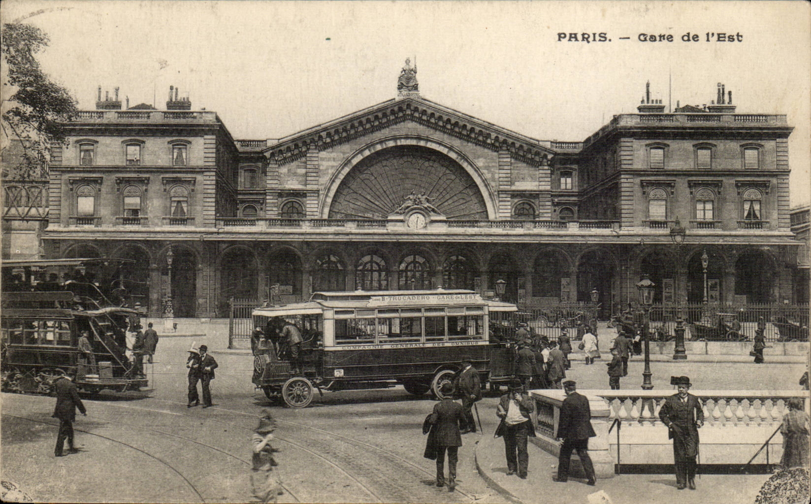 Paris CPA Gare de l'est