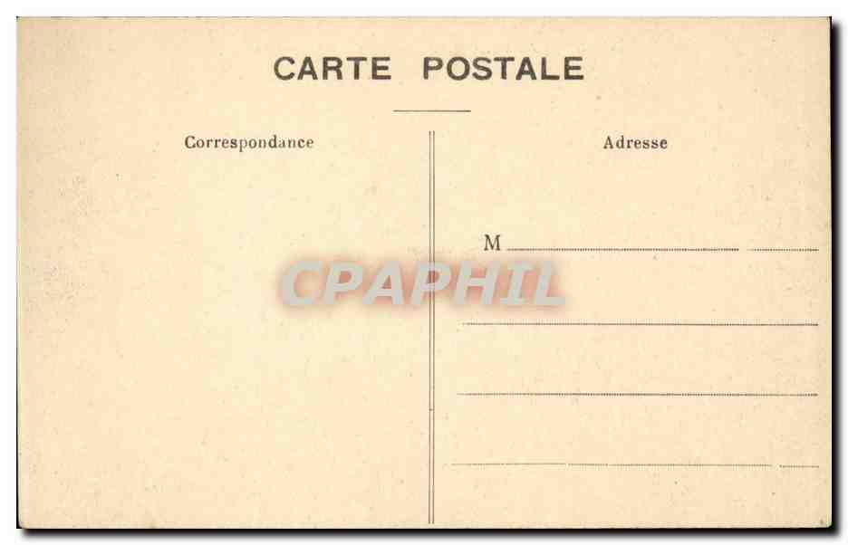 Paris CPA Place de la Republique — Rückseite