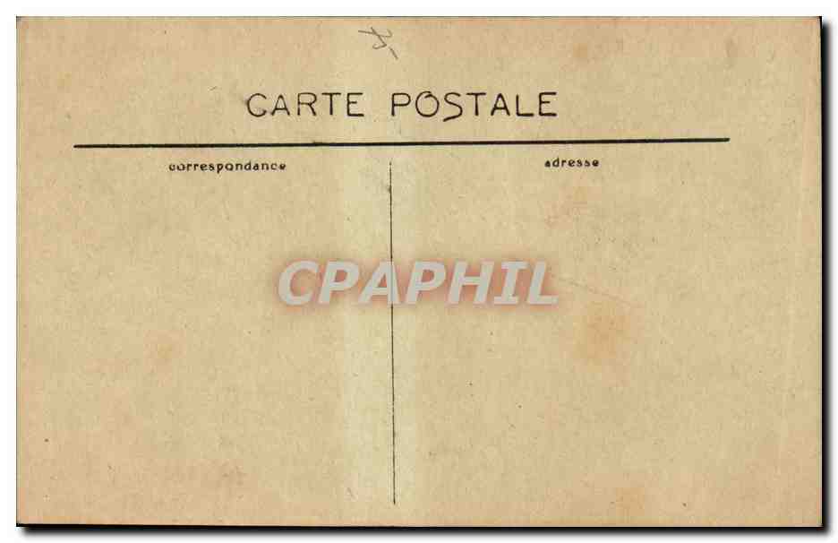 Paris CPA Place de la Republique — Verso