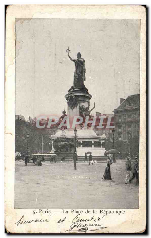 Paris CPA Place de la Republique