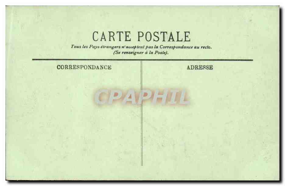 Paris CPA L'opera — Verso