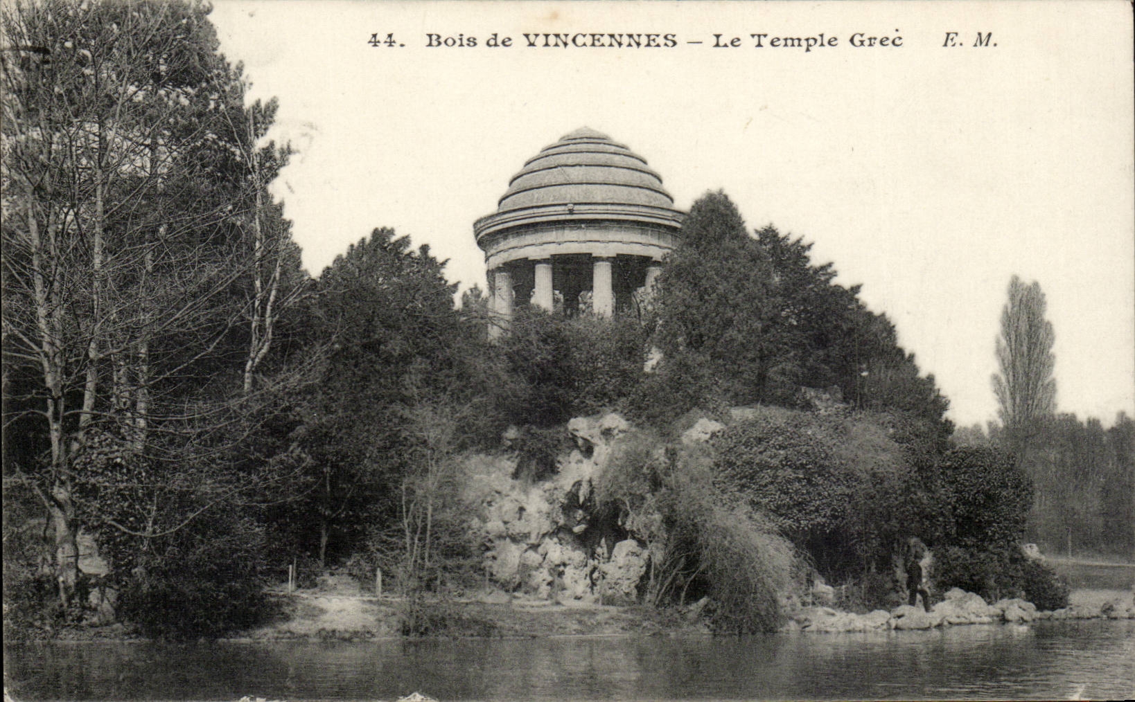 Bois de VINCENNES — Das griechische Tempel — E.M. n°44