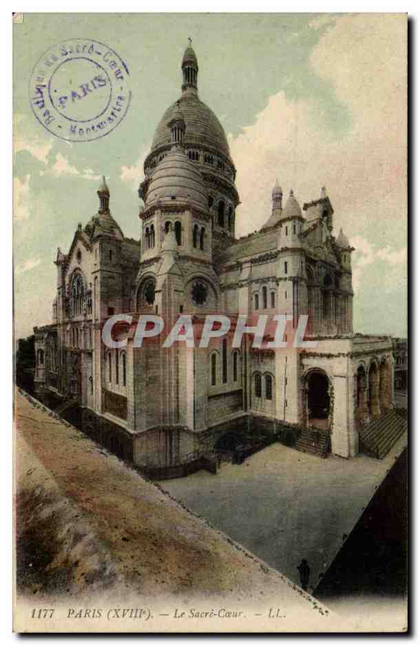 CPA Paris Le Sacre Coeur Montmartre