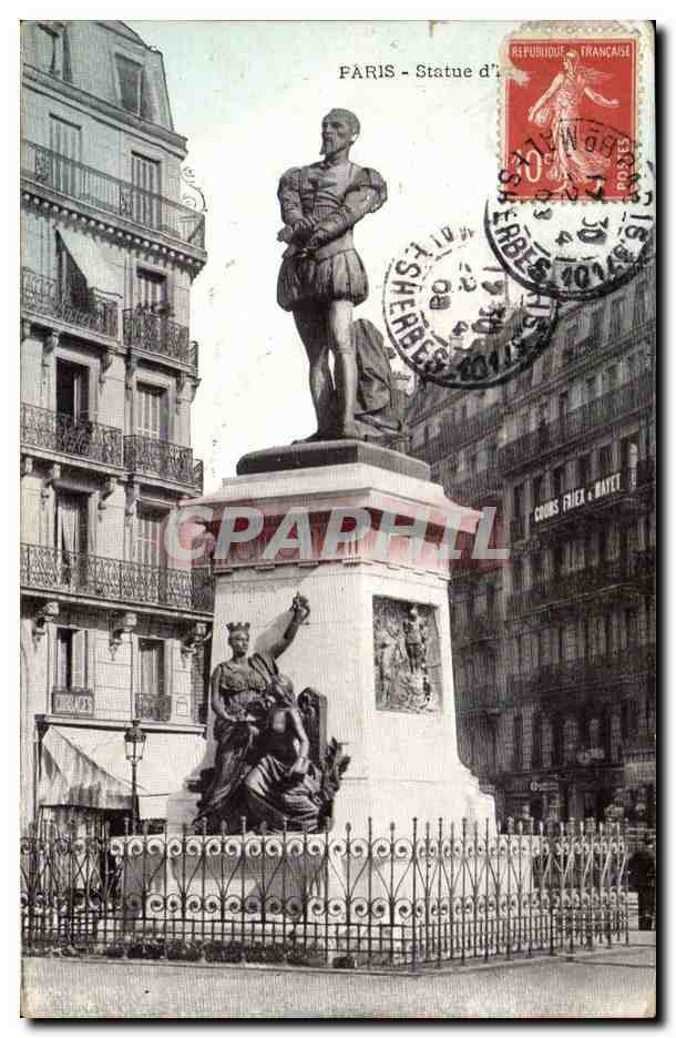 CPA Paris Statue d'Henri IV