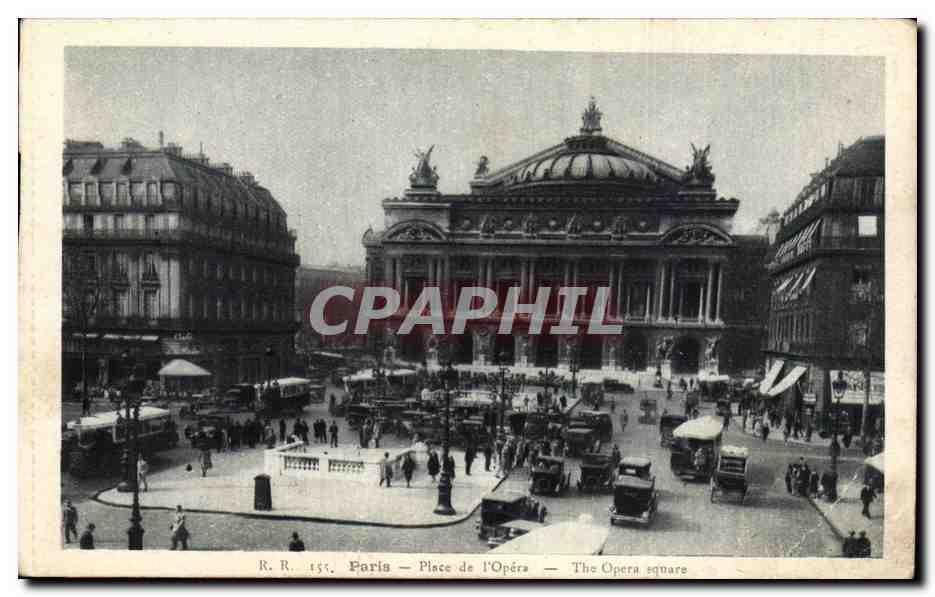 Paris CPA Place de l'opera 