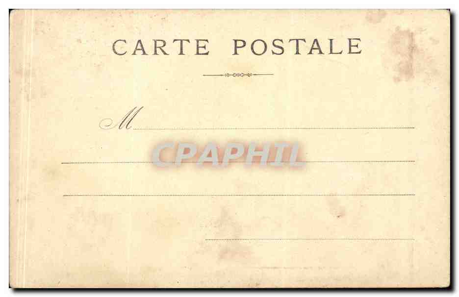 Paris CPA Les halles — Rückseite