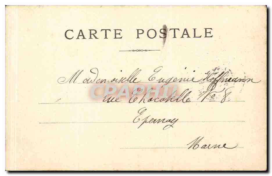Paris CPA Le pont royal et le pavillon de Flore — Verso