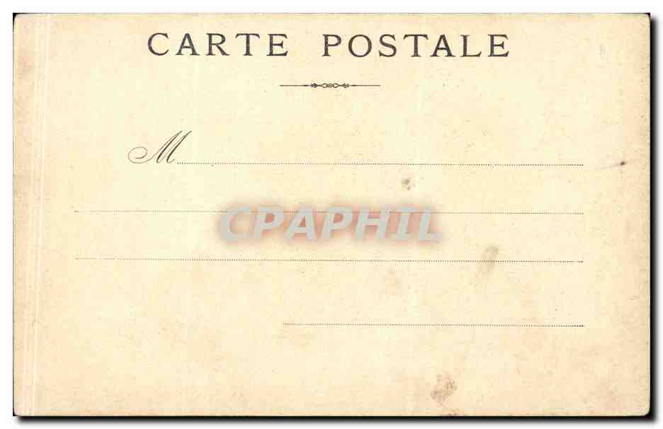 Paris CPA L'eglise Notre Dame des Victoires — Verso