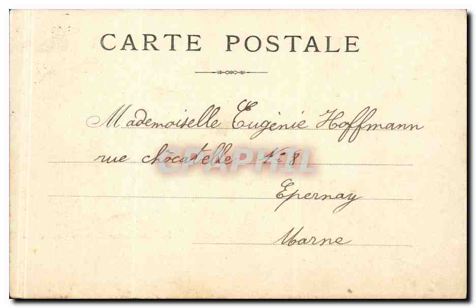 Paris CPA Banque de France — Verso
