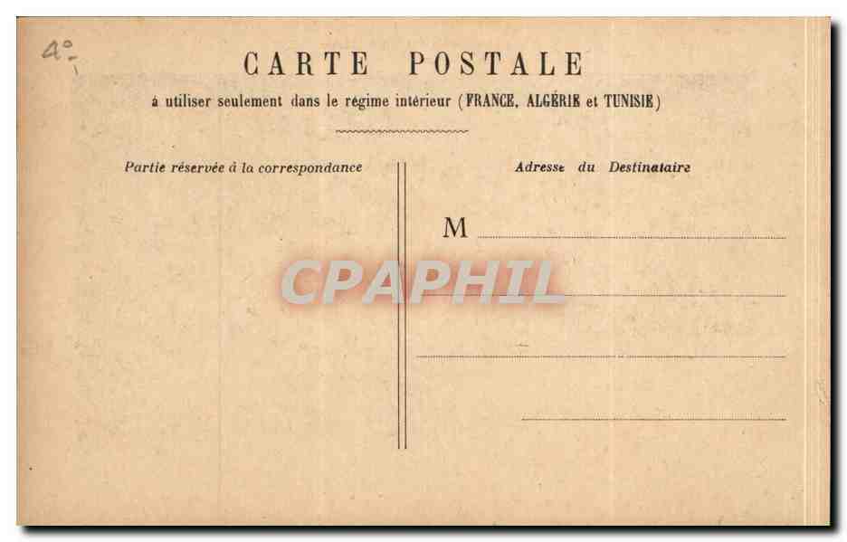 Paris CPA La conciergerie — Rückseite