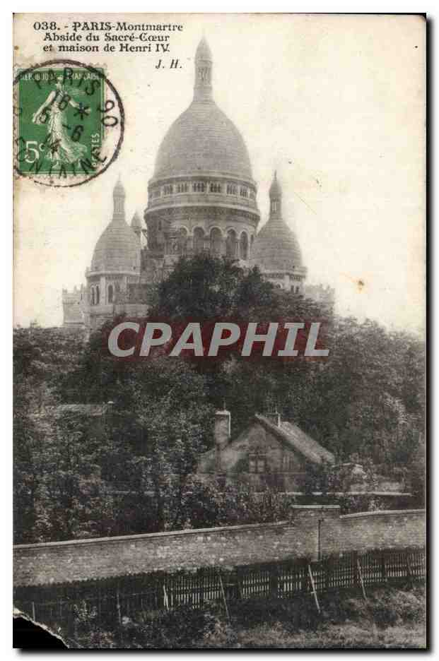 Paris CPA Sacre Coeur Montmartre Maison de Henri IV