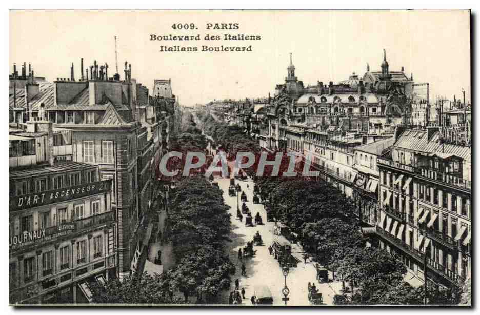 Paris CPA Boulevard des italiens