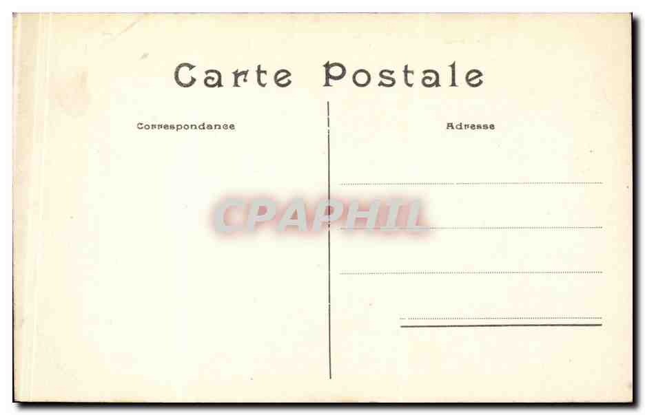 Paris CPA Le lion de Belfort — Rückseite