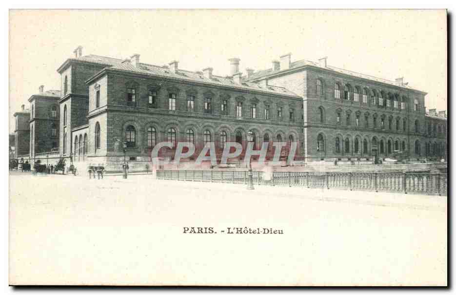 CPA Paris L'hotel Dieu