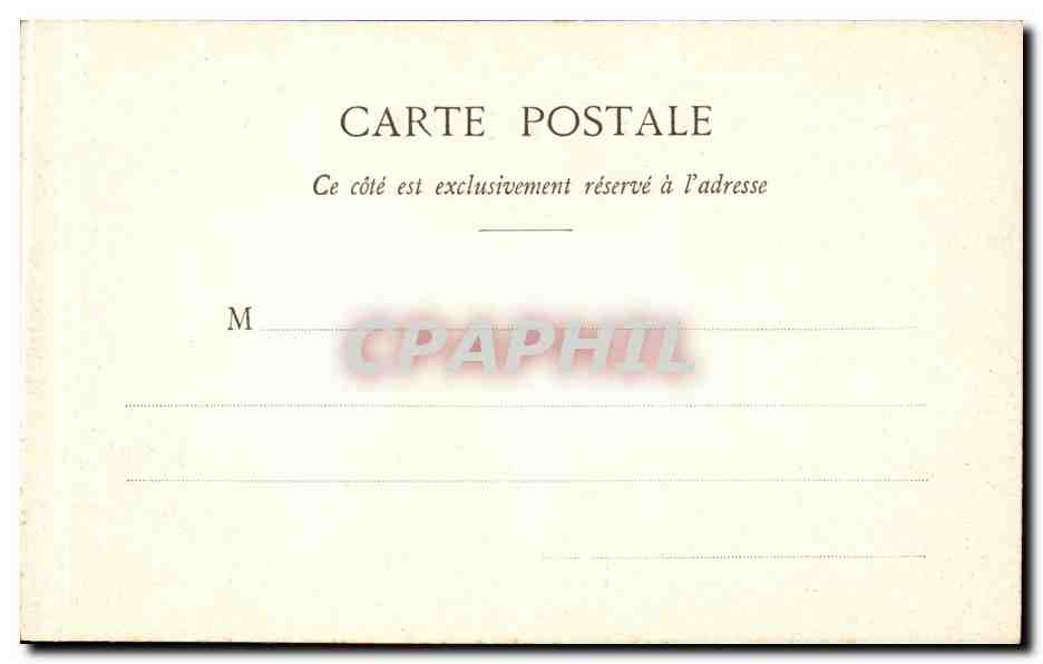 CPA Paris Musee Carnavalet — Verso