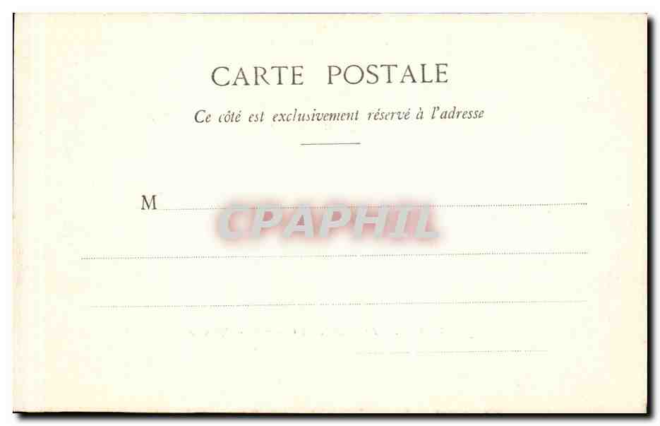 CPA Paris Avenue des Champs Elysees — Rückseite