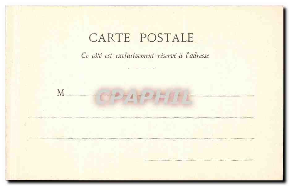 CPA Paris La Bourse du commerce — Rückseite