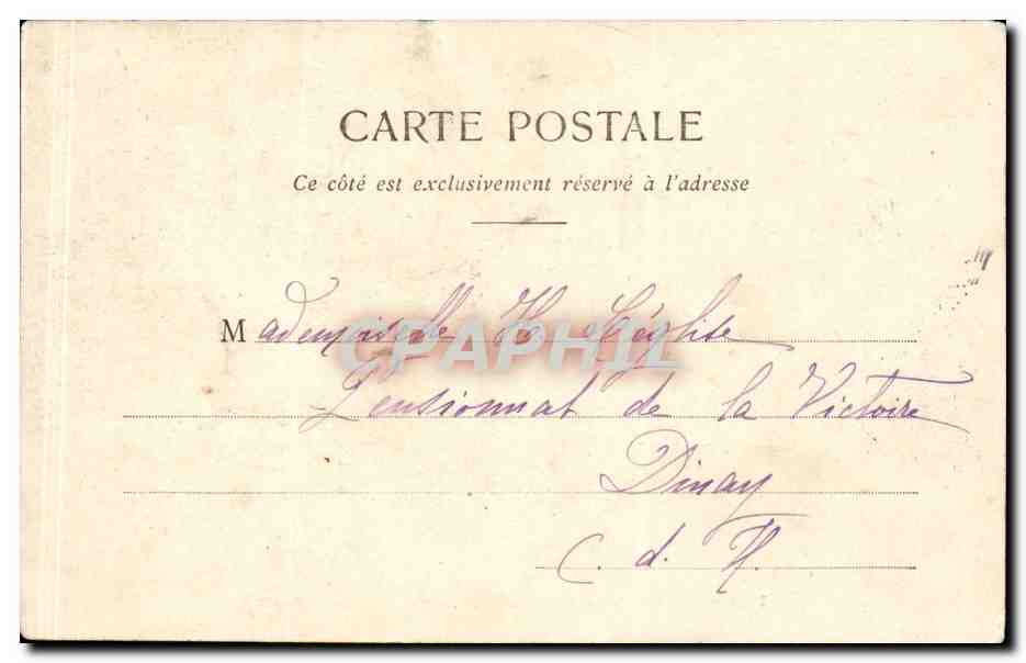 CPA Paris Bois de Boulogne Le Ranelagh — Rückseite