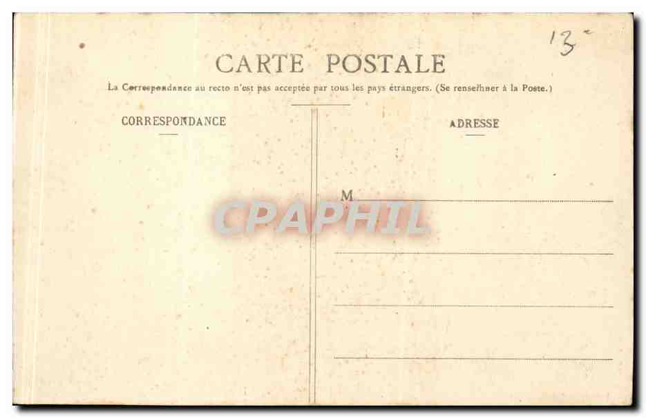 CPA Paris Passerelle d'Austerlitz — Verso