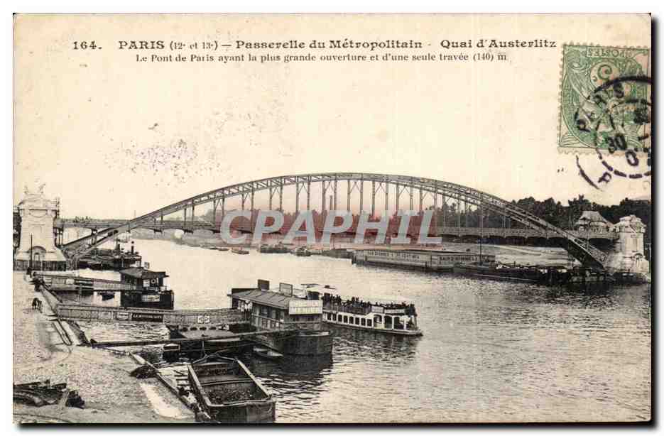 CPA Paris Passerelle d'Austerlitz