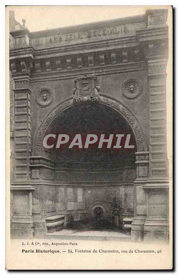 CPA Paris Fontaine de Charenton 