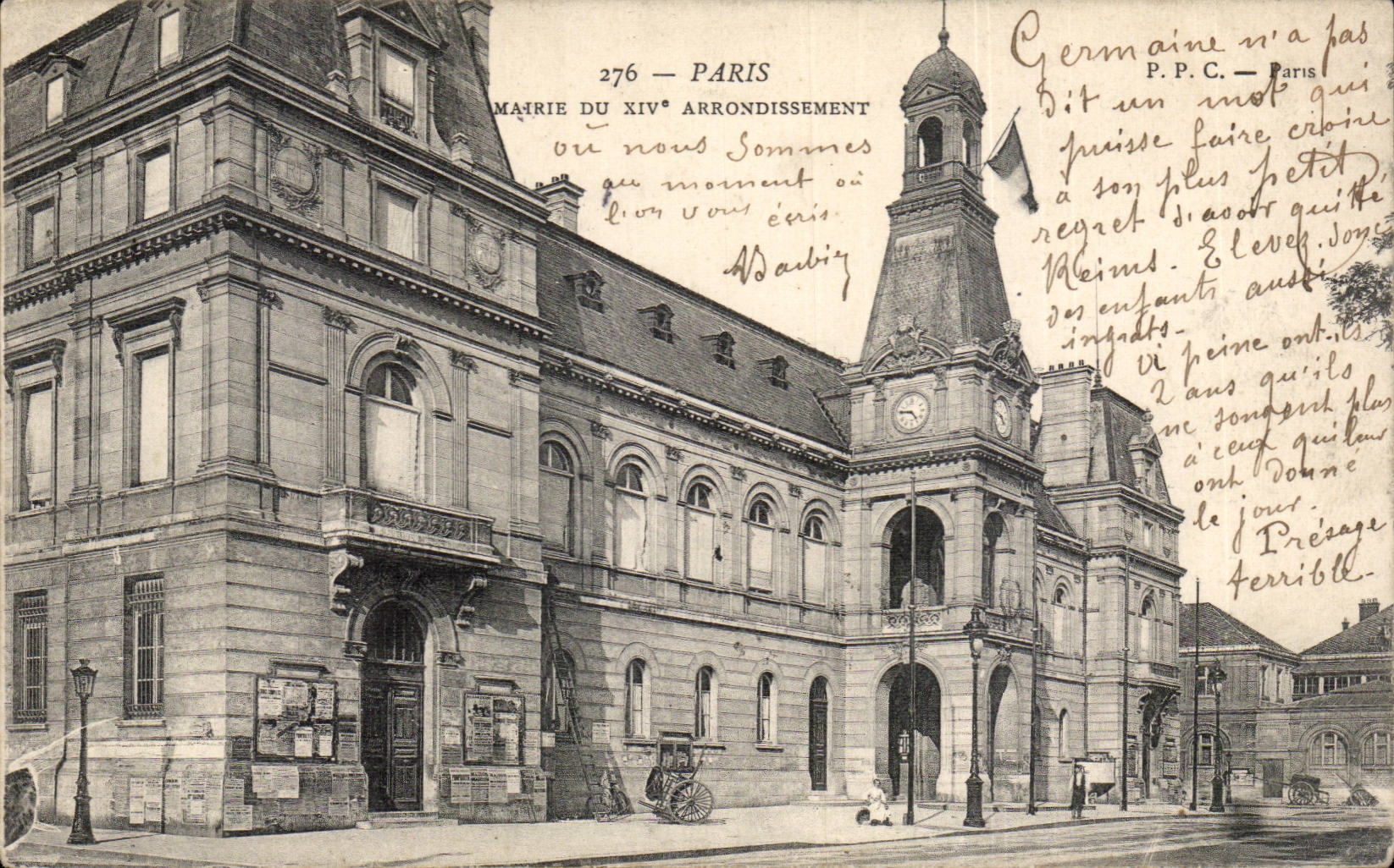 CPA Paris Mairie du 14eme 