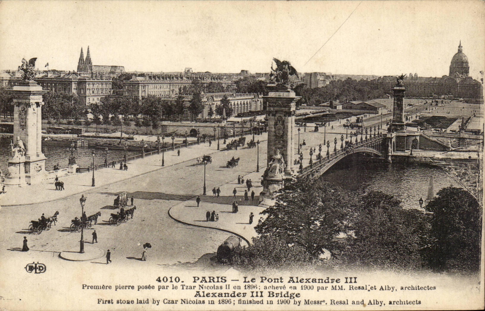 Paris CPA Pont Alexandre III