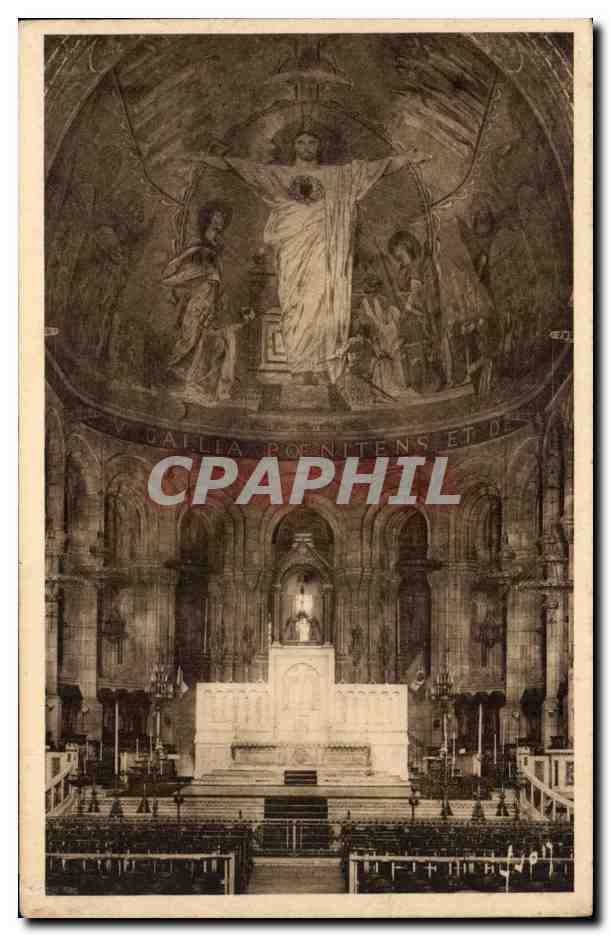 Paris CPA Basilique du Sacre Coeur de Montmartre Le choeur