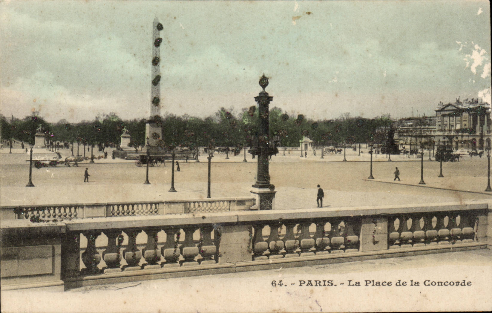 CPA Paris La place de la Concorde