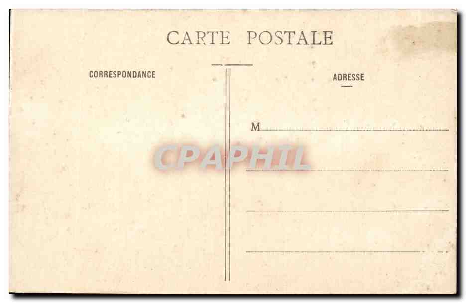 CPA Paris La place de la Concorde — Verso