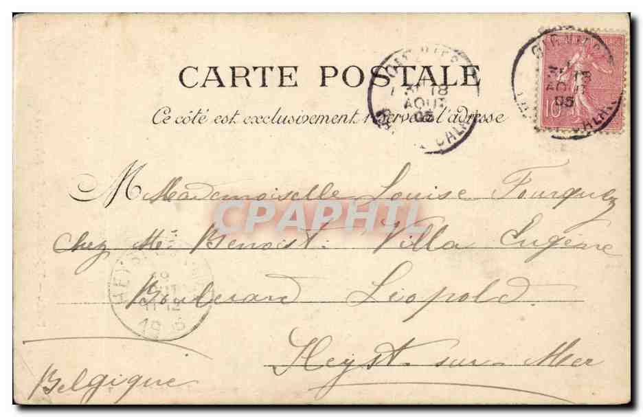 CPA Paris Val de Grace Rue Saint Jacques — Rückseite