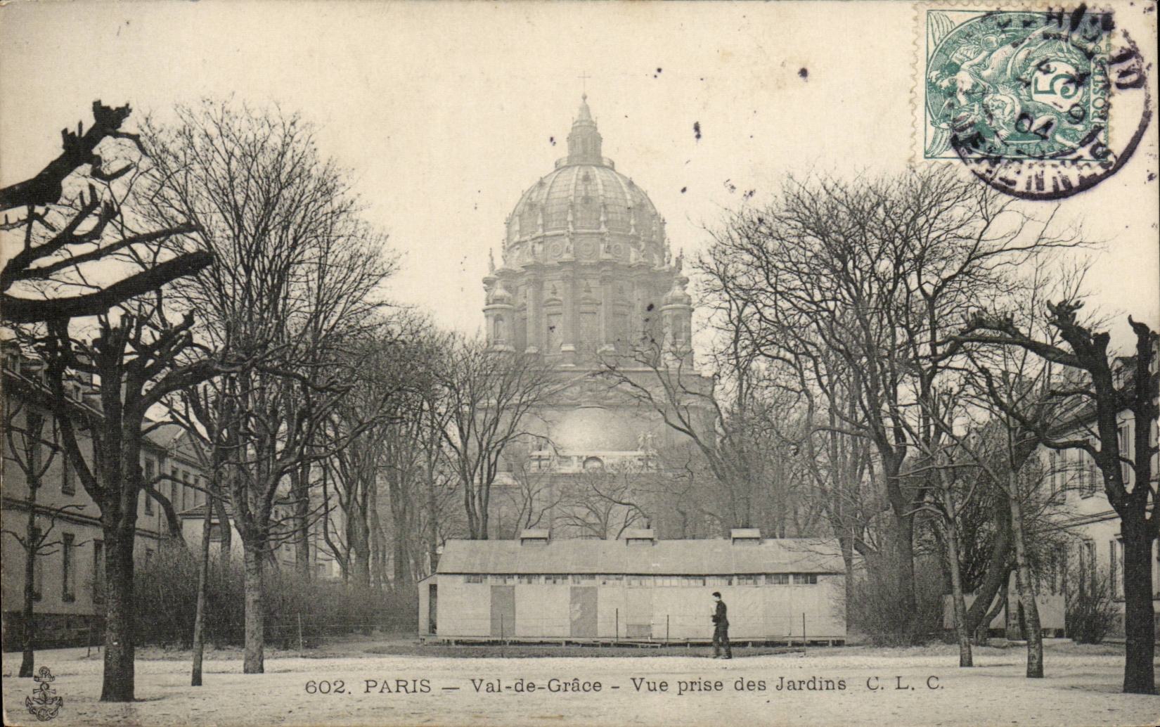 CPA Paris Val de Grace Vue prise des jardins