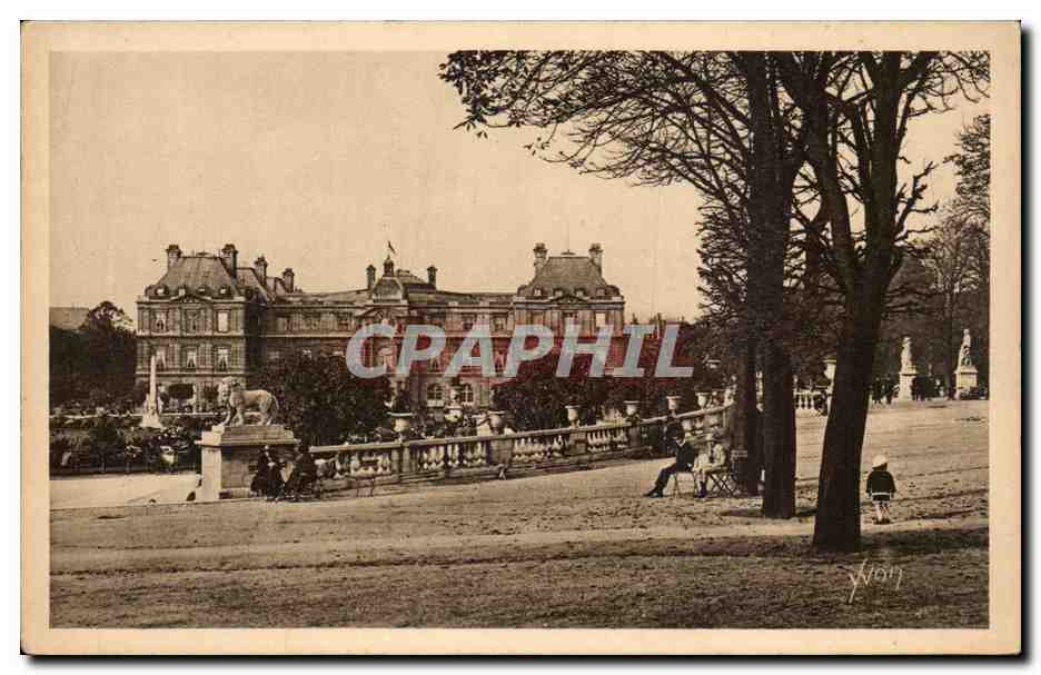 CPA Paris Jardin du Luxembourg