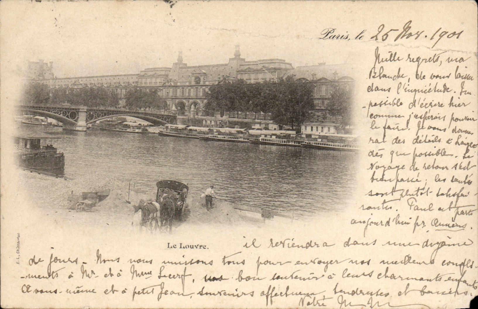 CPA Paris Le Louvre