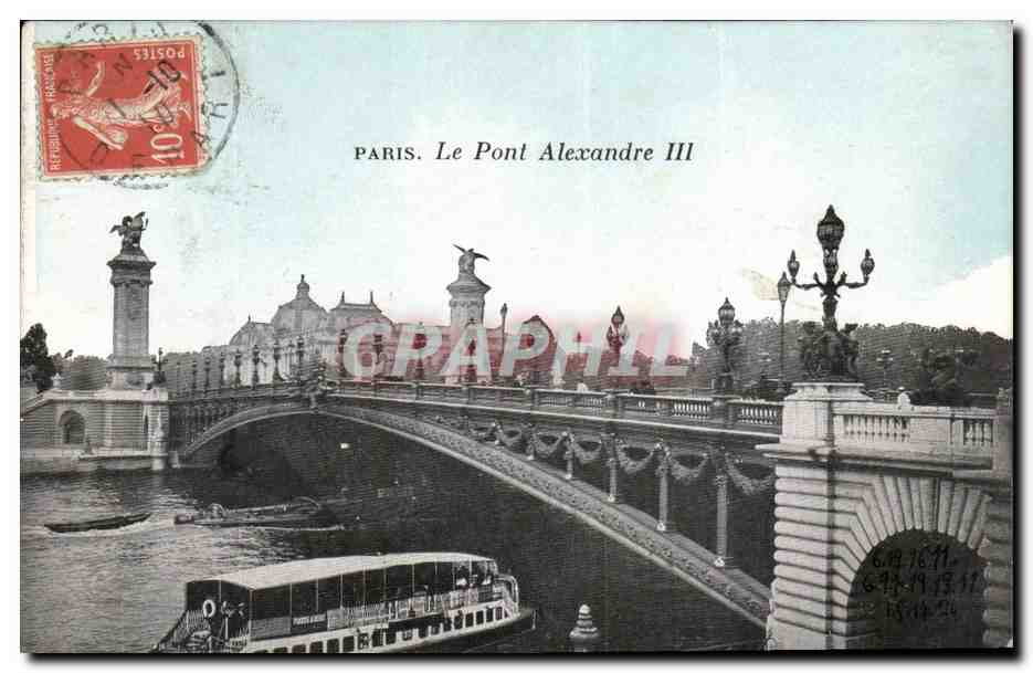 CPA Paris Pont Alexandre III