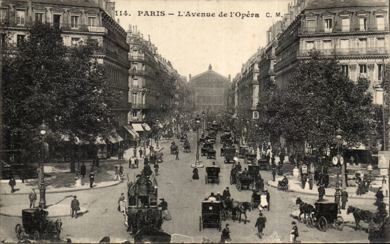 CPA Paris Avenue de l'opera