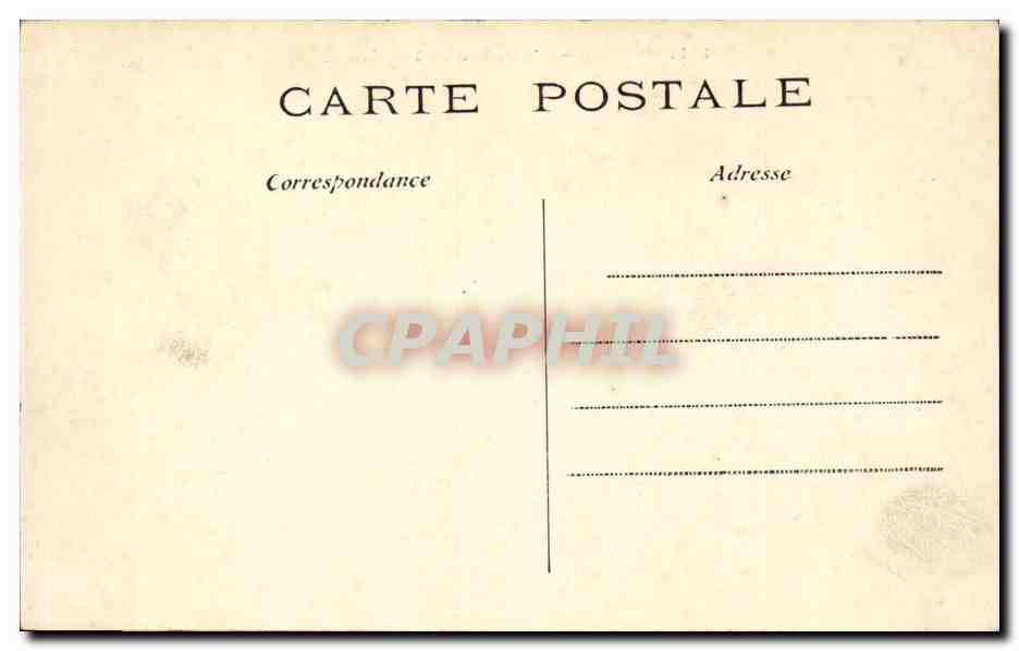 CPA Paris Avenue de l'opera — Rückseite