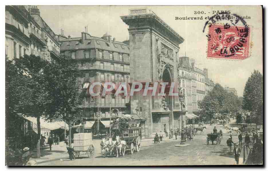 CPA Paris Boulevard et Porte St Denis