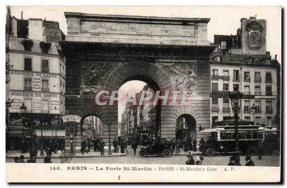 Paris CPA Porte St Martin 