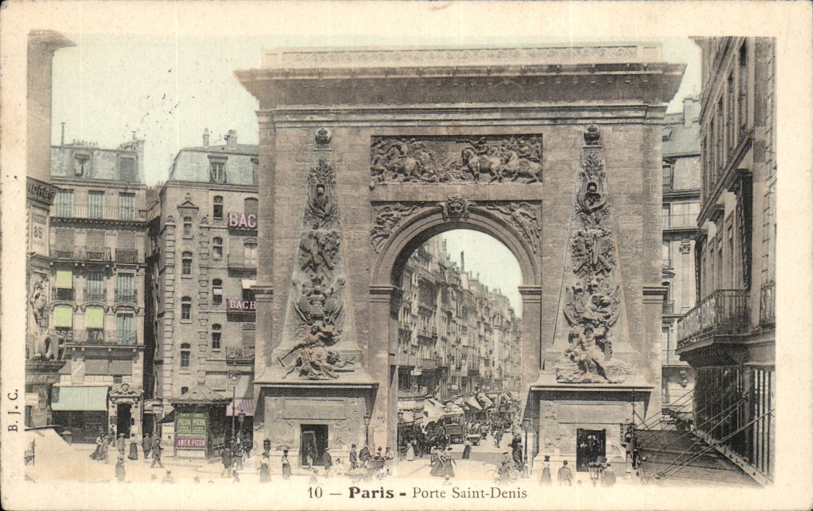 Paris CPA Porte St Denis