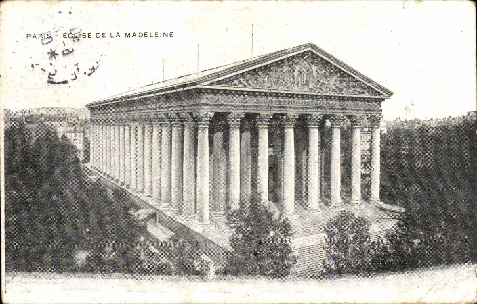Paris CPA Eglise de la Madeleine